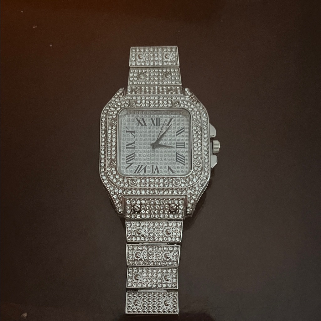 Luxury Silver Mens Watch